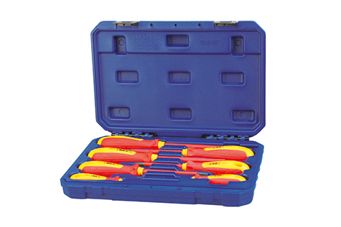 7pcs VDE 绝缘旋具塑盒组套