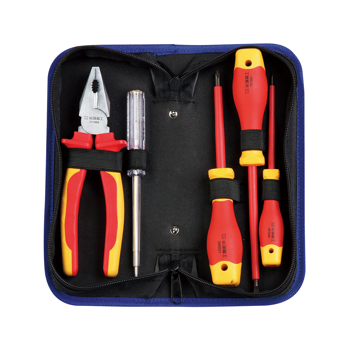 5 件绝缘家用电工组合工具（牛津包）