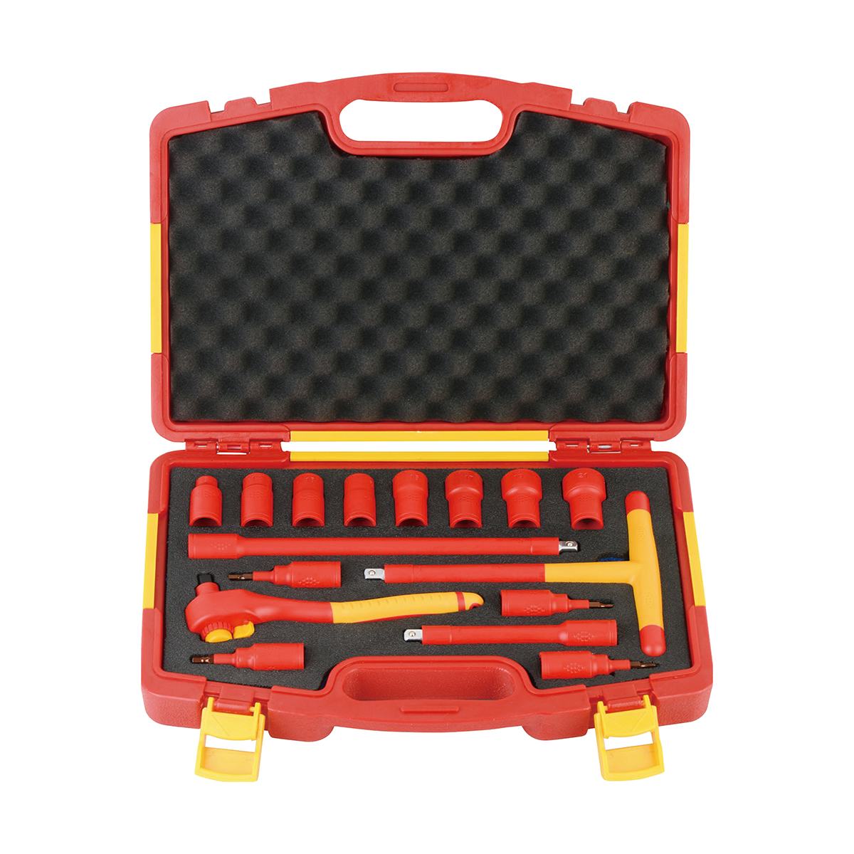 16 件套 3/8 VDE 绝缘套筒组套