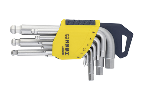 9pcs S2 圆柄球头标准内六角扳手组套