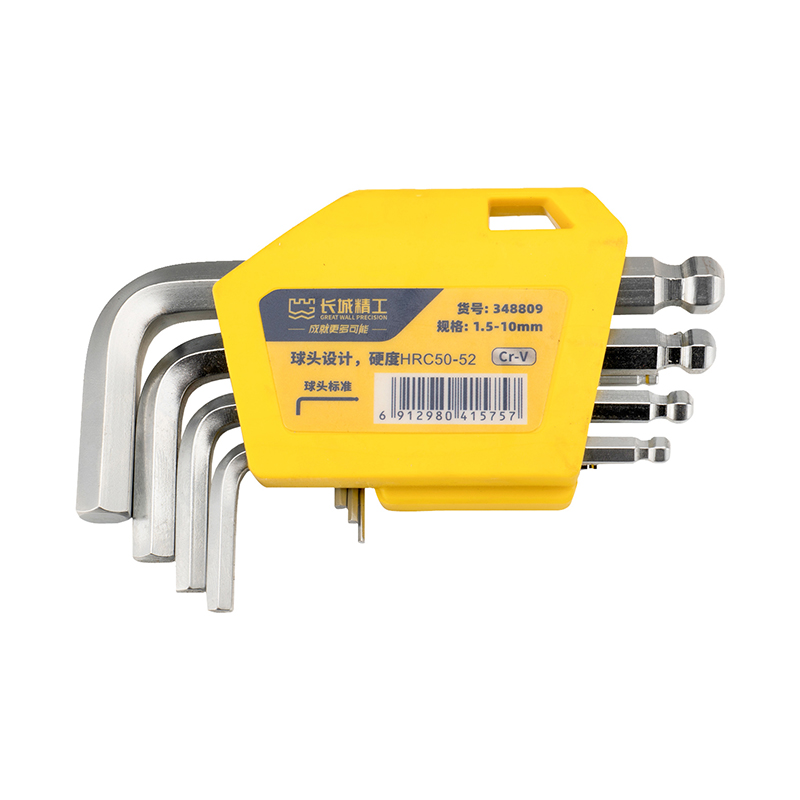 9pcs 塑插亚光球头标准内六角扳手组套