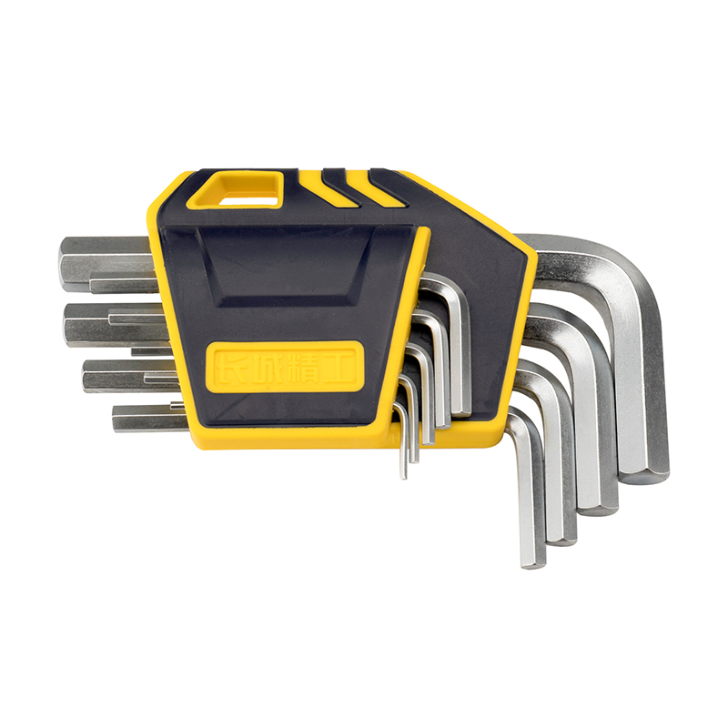 9pcs 塑插亚光平头标准内六角扳手组套