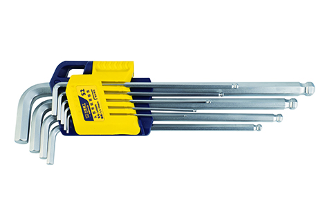 9pcs S2 锁紧式球头特长内六角组套