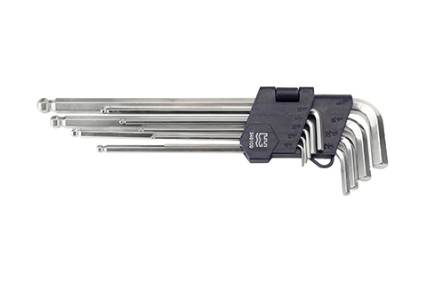 9pcs 英制球头特长内六角扳手组套