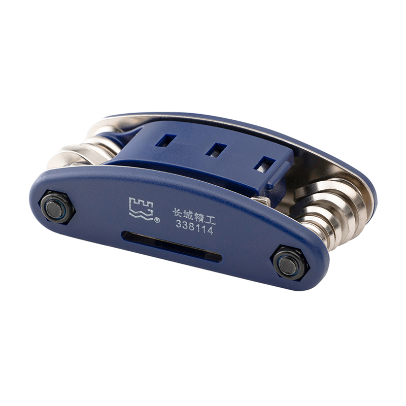 14 合1 镀铬多功能组合折式内六角扳手