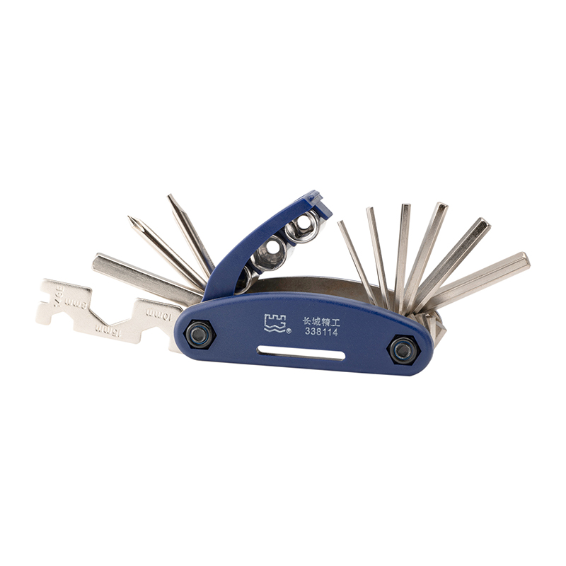 14 合1 镀铬多功能组合折式内六角扳手