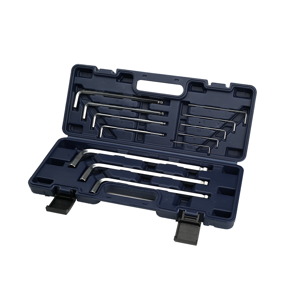 12PCS吹塑盒球头特长内六角组套