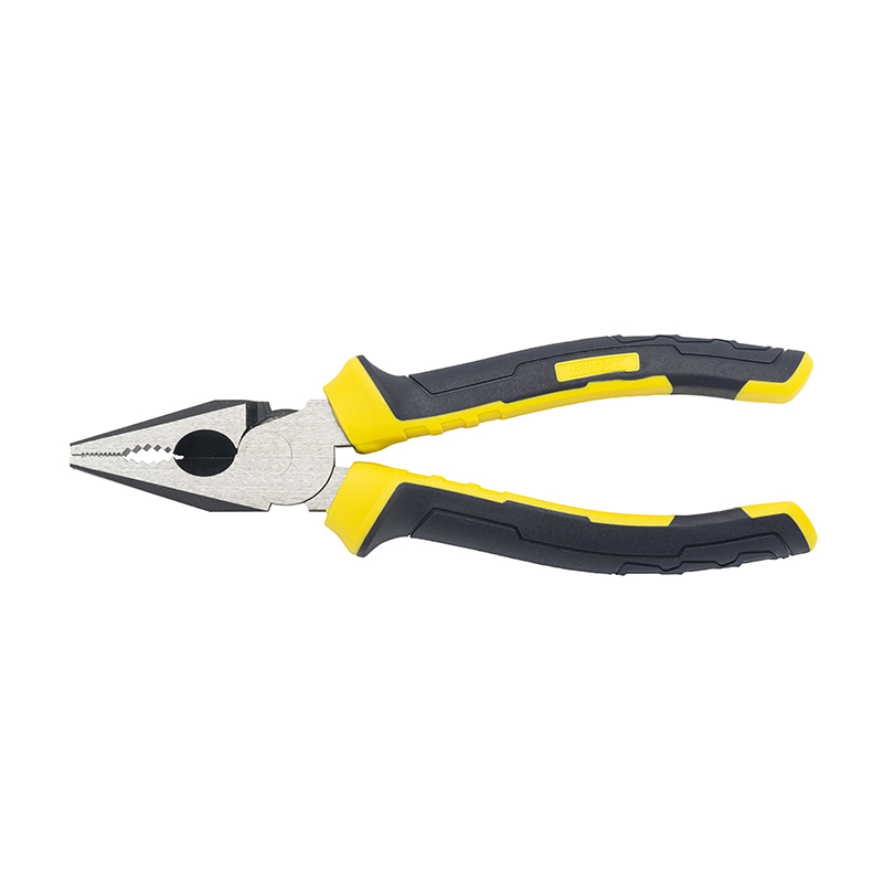 Great Wall Industrial-Grade German-Style Bi-Color Handle Combination Pliers，Labor-Saving