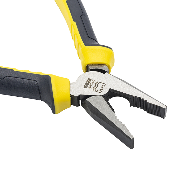 Great Wall Industrial-Grade German-Style Bi-Color Handle Combination Pliers，Labor-Saving