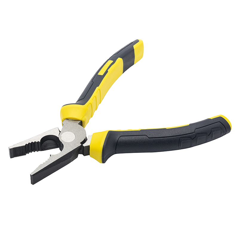 Great Wall Industrial-Grade German-Style Bi-Color Handle Combination Pliers，Labor-Saving