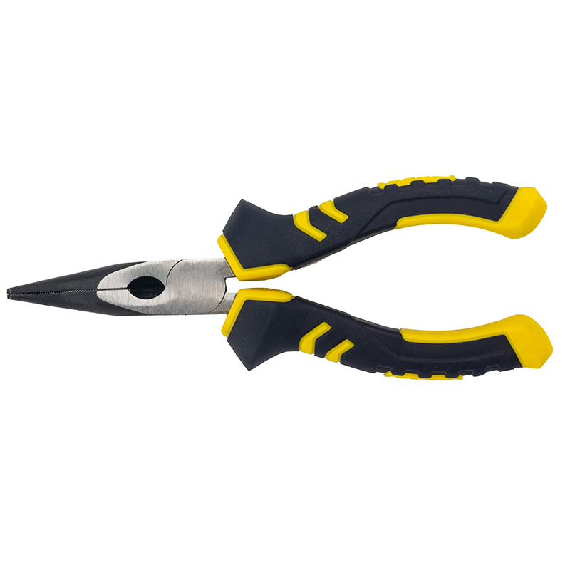 Great Wall Professional Cr-V European-Style Polished Long Bent Nose Pliers