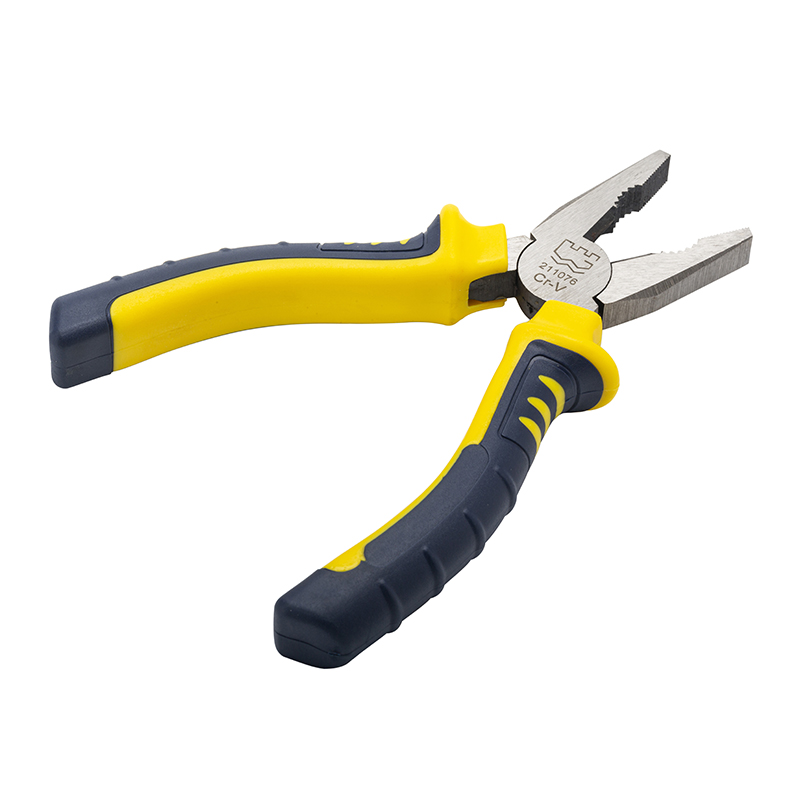 Great Wall Cr-V European-Style Bi-Color Handle Polished Combination Pliers