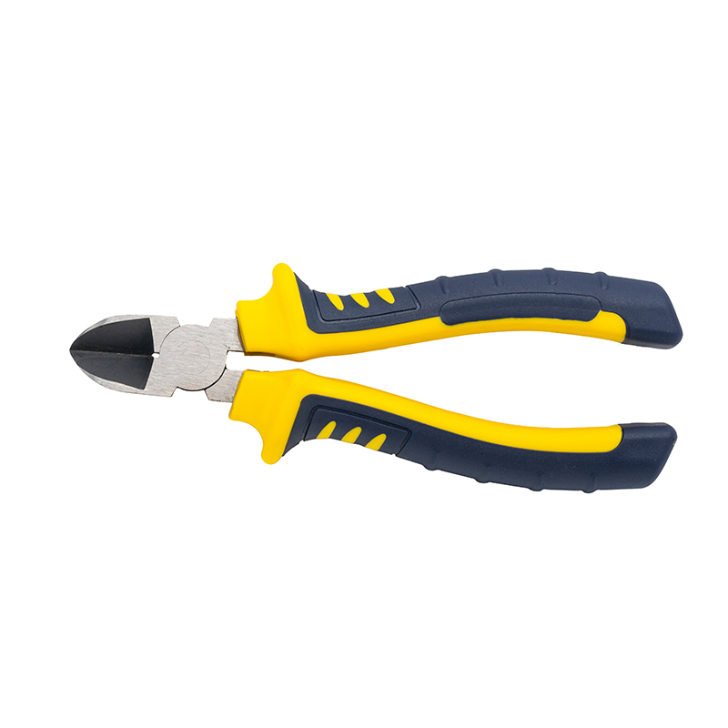 Great Wall Cr-V European-Style Bi-Color Handle Polished Diagonal Cutters Pliers