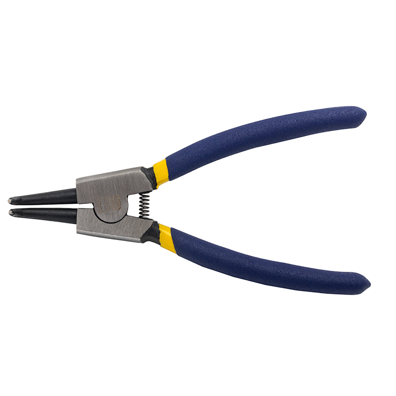 Great Wall Cr-V American-Style Polished Bent External Snap Ring Pliers, Dip Handle