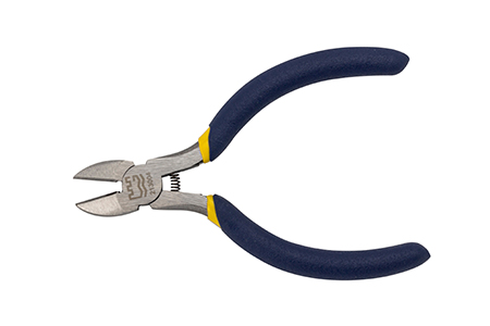 Great Wall American-Style Polished Mini Diagonal Cutters Pliers, Dip Handle