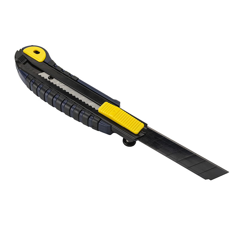 Great Wall Rubber Housing Handle Heavy-Duty 8-Point Snap-Off Blade Utility Knife