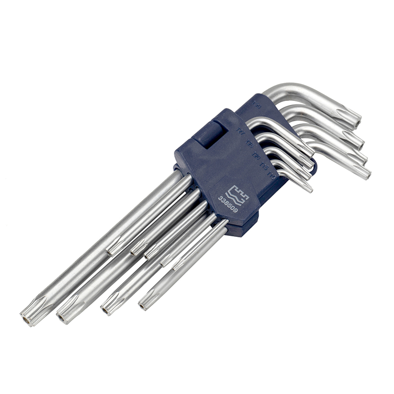 Great Wall 9pcs Matte Finish Torx End Long Hex Key Set