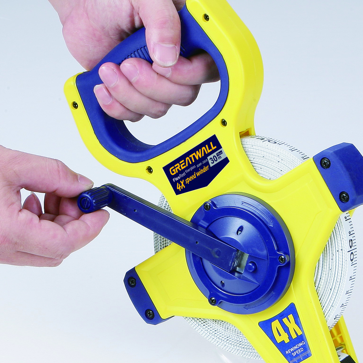 Fiberglass tape series J18 with 4X rewinding speed